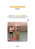 Vorschau - Stationenlernen - Schneemann bauen im Sportunterricht (kleine Spielidee) - Seite 3