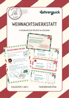 Vorschau - Arbeitsblätter - Die etwas andere Weihnachtswerkstatt (Klasse 1 und 2) - Deckblatt