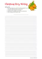 Vorschau - Arbeitsblätter - Christmas Story Writing Activity + Peer Feedback Sheet (Past Simple, Past Continuous) - Seite 1