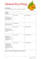 Vorschau - Arbeitsblätter - Christmas Story Writing Activity + Peer Feedback Sheet (Past Simple, Past Continuous) - Seite 2