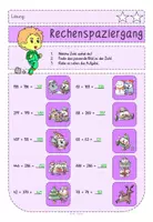 Vorschau - Arbeitsblätter - Rechenspaziergang Weihnachten ZR1000 Addition und Subtaktion - Seite 2
