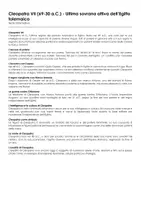anteprima - Esercizi - Cleopatra VII (69-30 a.C.) - Ultima sovrana attiva dell'Egitto tolemaico - Pagina di copertina
