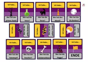 Vorschau - Spiele - Lesespiel Halloween Ich habe Wer hat - Seite 2
