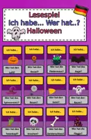 Vorschau - Spiele - Lesespiel Halloween Ich habe Wer hat - Deckblatt