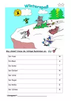 Vorschau - Arbeitsblätter - Winterspaß Lesen - Seite 2