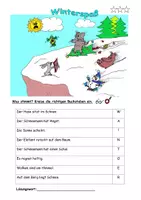 Vorschau - Arbeitsblätter - Winterspaß Lesen - Seite 3