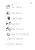 Vorschau - Arbeitsblätter - Winterspaß Schreiben - Seite 1