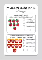 anteprima - Esercizi - Problemi illustrati sottrazione classe prima - Pagina 1