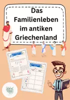 Vorschau - Arbeitsblätter - Die Familie im antiken Griechenland - Deckblatt