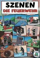 Vorschau - Bildkarten - Szenen / Wimmelbilder "Einsätze der Feuerwehr" Achtung, Notfall! DaZ - DaF - Deutsch - Sachunterricht - Deckblatt