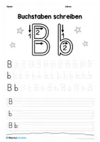 Vorschau - Arbeitsblätter - Buchstaben schreiben A-Z (Druckschrift) - Seite 2