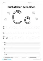 Vorschau - Arbeitsblätter - Buchstaben schreiben A-Z (Druckschrift) - Seite 3