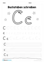 Vorschau - Arbeitsblätter - Buchstaben schreiben A-Z (Grundschrift) - Seite 3