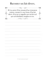 Aperçu - Préparation de séance / Séance complète - Ensemble d'activités d'écriture / French Writing BUNDLE - Page 1