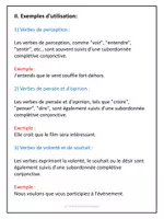 Aperçu - Préparation de séance / Séance complète - La subordonnée complétive conjonctive - Explications et exercices corrigés - Page 2