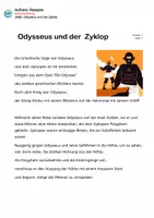 Vorschau - Stundenentwürfe - SAGE „Odysseus und der Zyklop“ – inkl. Anleitung zur Nacherzählung - Seite 2