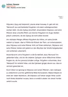 Vorschau - Stundenentwürfe - SAGE „Odysseus und der Zyklop“ – inkl. Anleitung zur Nacherzählung - Seite 3