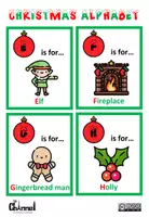 Vista previa - Juegos / Gamificación - CHRISTMAS ALPHABET – Matching Game (Colour Pictures) - página 2