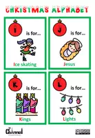 Vista previa - Juegos / Gamificación - CHRISTMAS ALPHABET – Matching Game (Colour Pictures) - página 3