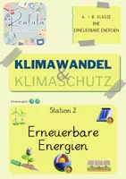 Vorschau - Stationenlernen - Station 2 Erneuerbare Energien (BNE) - Deckblatt