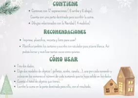 Vista previa - Refuerzo / NEE / Materiales de apoyo - NAVIDAD - ABN: Sumas Manipulativas. - página 3