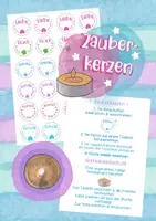 Vorschau - Mal- und Bastelvorlagen - 🪔 Zauberkerzen 🕯️ - Deckblatt