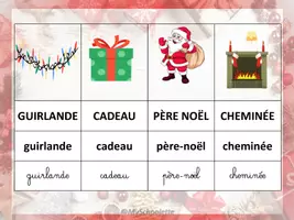 Aperçu - Préparation de séance / Séance complète - Kit Imagiers + Ecriture des mots de Noël (x16) - Page de couverture