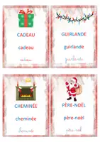 Aperçu - Préparation de séance / Séance complète - Cartes Nomenclature Montessori Images de Noel - Page de couverture