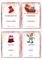 Aperçu - Préparation de séance / Séance complète - Cartes Nomenclature Montessori Images de Noel - Page 2