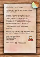 Vorschau - Aufgabenkarten - Formen - Wo steht die Zahl - Seite 1