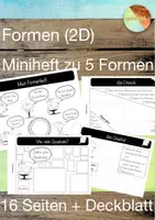 Vorschau - Arbeitsblätter - Formen - Miniheft - Deckblatt