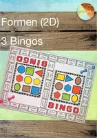 Vorschau - Spiele - Formen - Bingo - Deckblatt