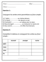 Aperçu - Préparation de séance / Séance complète - Le futur simple -Explications et exercices/French future tense notes - exercises - Page 3