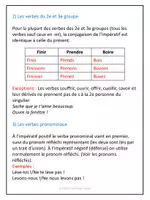 Aperçu - Préparation de séance / Séance complète - L'impératif présent - Explications et exercices corrigés / French Imperative - Page 1