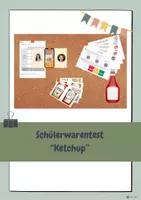 Vorschau - Arbeitsblätter - Schülerwarentest Ketchup - Deckblatt