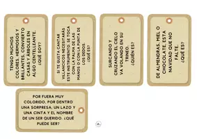 Vista previa - Juegos / Gamificación - LLAVERO ADIVINANZAS NAVIDEÑAS - página 2