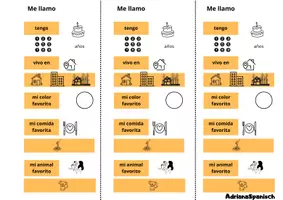 Vorschau - Arbeitsblätter - Nos presentamos el primer día de clase - Seite 3