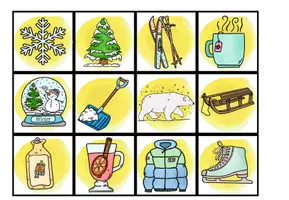 Vorschau - Spiele - Winter Spiel Finde das Paar DaZ DaF A1 A2 - Seite 3