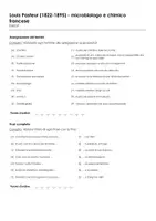 anteprima - Esercizi - Louis Pasteur (1822-1895) - microbiologo e chimico francese - Pagina 1