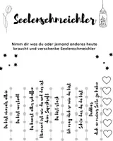 Vorschau - Mal- und Bastelvorlagen - Seelenschmeichler Zettel - Deckblatt