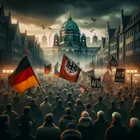 Vorschau - Arbeitsblätter - Kommt die AfD im Osten an die Macht? - Video - Arbeitsmaterial - Deckblatt