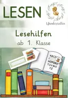 Vorschau - Mal- und Bastelvorlagen - Lesehilfen / -klappen - Kinder & Bücher (auch veränderbar) - Deckblatt