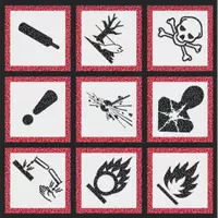 Vista previa - Unidades / Secuencias / Situaciones de Aprendizaje - Pictogramas de química GHS clipart en diseño glitter - página 3