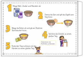 Vorschau - Arbeitsblätter - Rezept Vanillekipferl - Gesunde Ernährung - - Seite 3