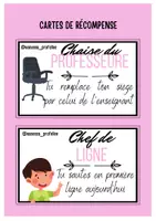 Vista previa - Tarjetas / Manipulativos - Récompenses pour les Enfants 🇫🇷 - página 3