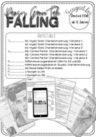 Vorschau - Arbeitsblätter - 1. Charakterisierung: Lektüre "Pansy Grove Tale - FALLING" - Deckblatt