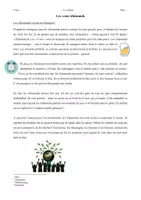 Vorschau - Arbeitsblätter - Texte Clichés Francais Allemands + AB + Set de Table / Vorurteile - Seite 1