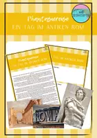 Vorschau - Stundenentwürfe - Das Leben im Alten Rom - Phantasiereise - Deckblatt