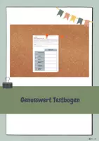 Vorschau - Arbeitsblätter - Qualitätsmerkmal: Genusswert - Deckblatt