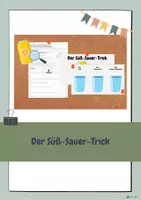 Vorschau - Arbeitsblätter - Tricks der Getränkeindustrie- Der Süß-sauer-Trick - Deckblatt